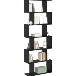 Étagères-vidaXL Bibliothèque Chêne noir 70 x 24 x 193,5 cm Bois d'ingénierie Ch&ecirc;ne noir