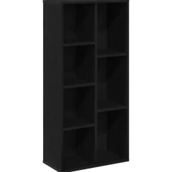 Étagères-vidaXL Bibliothèque Chêne noir 50 x 25 x 102 cm Ch&ecirc;ne noir