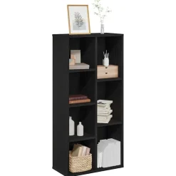 Étagères-vidaXL Bibliothèque Chêne noir 50 x 25 x 102 cm Ch&ecirc;ne noir