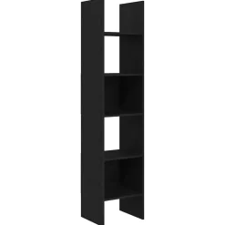 Étagères-vidaXL Bibliothèque Chêne noir 40 x 35 x 180 cm Bois d'ingénierie Ch&ecirc;ne noir