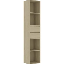 vidaXL Bibliothèque Chêne sonoma 36x30x171 cm Bois d'ingénierie