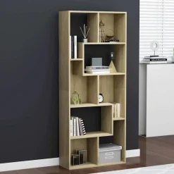 Étagères-vidaXL Bibliothèque Chêne sonoma 67x24x161 cm Bois d'ingénierie Ch&ecirc;ne sonoma