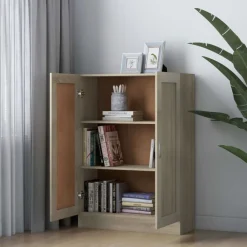 vidaXL Bibliothèque Chêne sonoma 82,5x30,5x115 cm Bois d'ingénierie