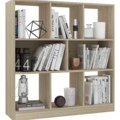 Étagères-vidaXL Bibliothèque Chêne sonoma 97,5x29,5x100 cm Bois d'ingénierie Ch&ecirc;ne sonoma
