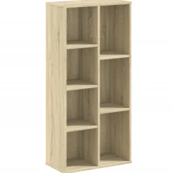 vidaXL Bibliothèque chêne sonoma 50x25x105 cm bois d'ingénierie