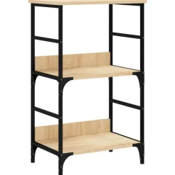 vidaXL Bibliothèque chêne sonoma 50x33x82 cm bois d'ingénierie