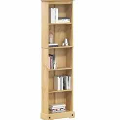 Étagères-vidaXL Bibliothèque Corona 46x20x170 cm bois de pin massif Cire d'abeille