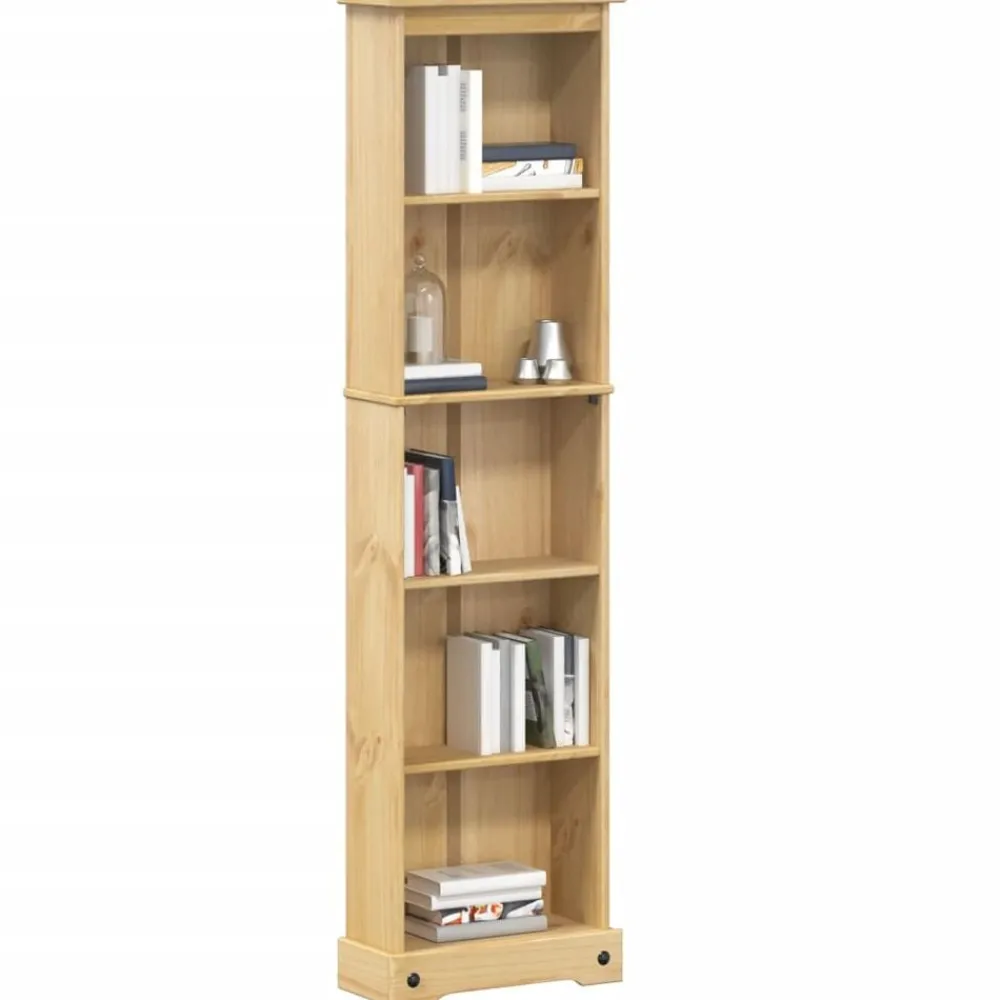 Étagères-vidaXL Bibliothèque Corona 46x20x170 cm bois de pin massif Cire d'abeille
