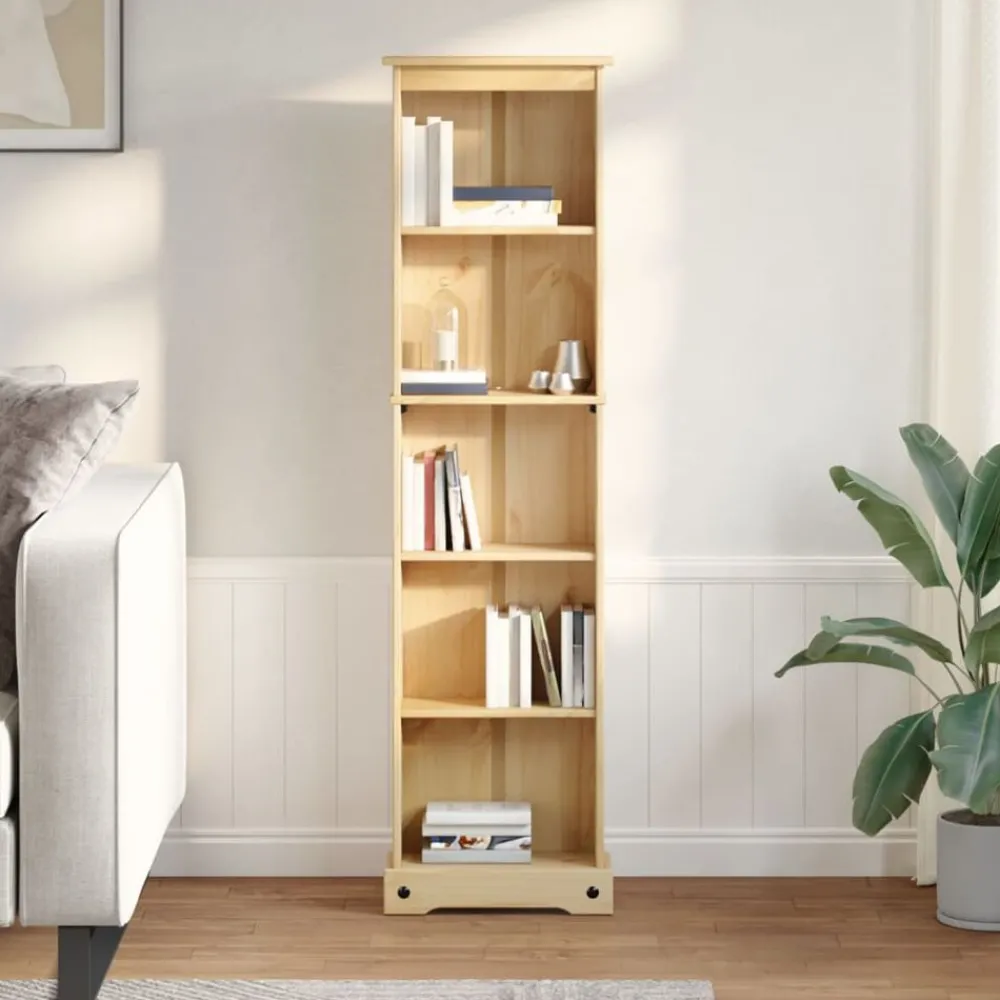 Étagères-vidaXL Bibliothèque Corona 46x20x170 cm bois de pin massif Cire d'abeille