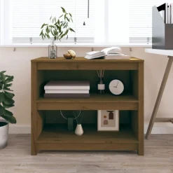 vidaXL Bibliothèque 80x35x68 cm Bois de pin massif