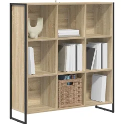 Étagères-vidaXL Bibliothèque Sonoma 99,5 x 30 x 108,5 cm Bois d'ingénierie Ch&ecirc;ne sonoma
