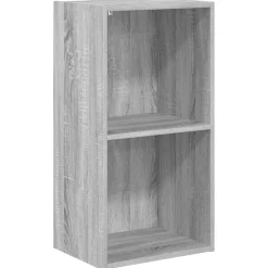 Étagères-vidaXL Bibliothèque 40x30x77 cm bois d'ingénierie Sonoma gris