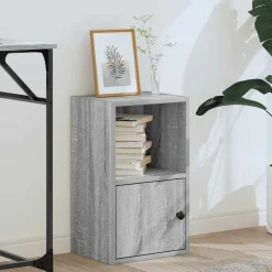 Étagères-vidaXL Bibliothèque 31x24x52 cm bois d'ingénierie Sonoma gris