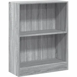 Étagères-vidaXL Bibliothèque 60x24x76 cm Bois d'ingénierie Sonoma gris