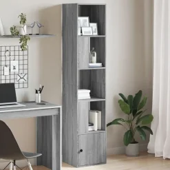 Étagères-vidaXL Bibliothèque 40x36x189 cm bois d'ingénierie Sonoma gris