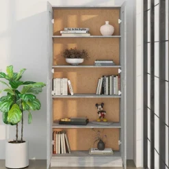 vidaXL Bibliothèque 82,5x30,5x185,5 cm Bois d'ingénierie
