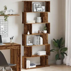 Étagères-vidaXL Bibliothèque 80x24x192 cm bois d'ingénierie Vieux bois