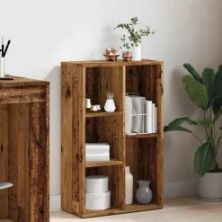 vidaXL Bibliothèque 50x25x80 cm bois d'ingénierie