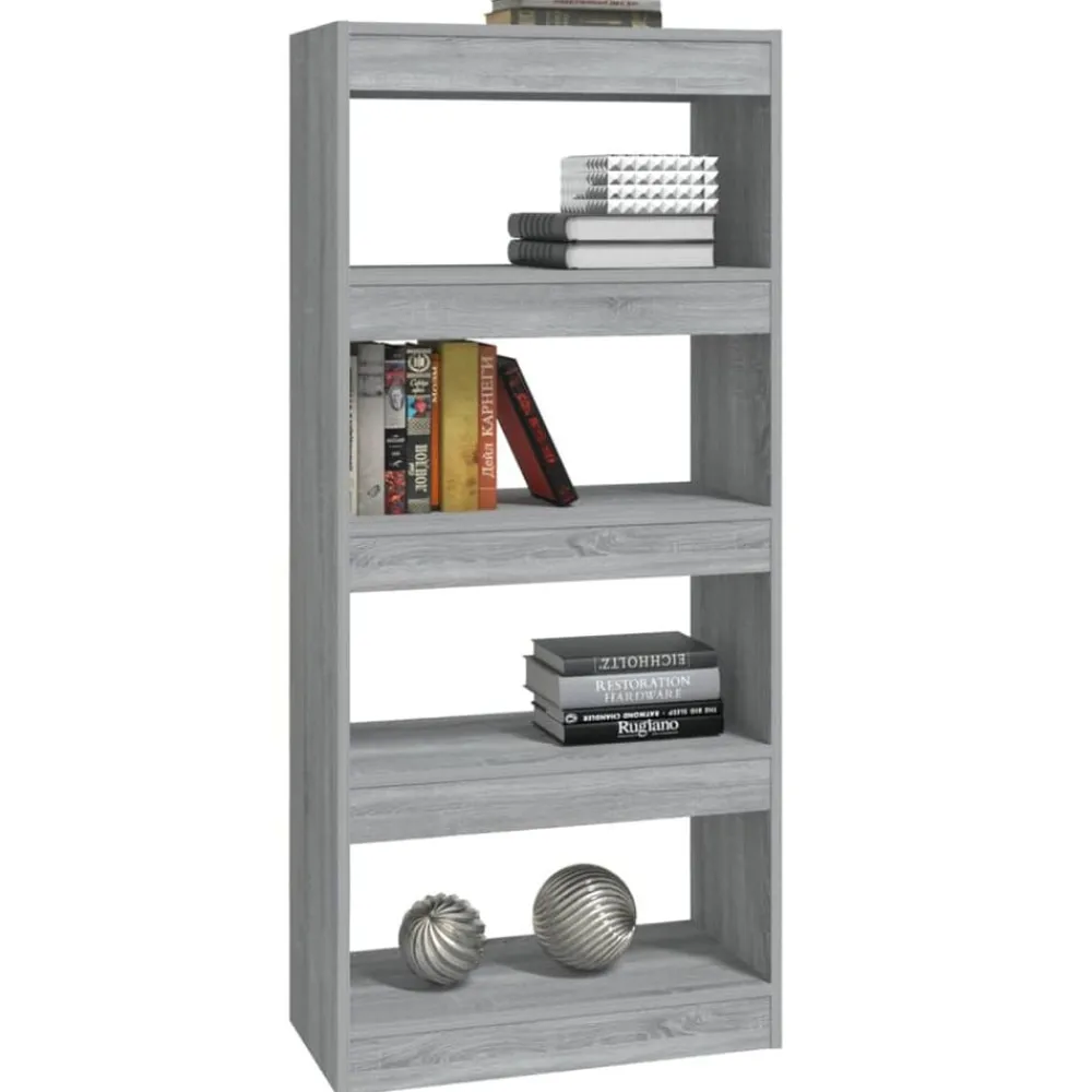 vidaXL Bibliothèque/Cloison 60x30x135 cm Bois d'ingénierie