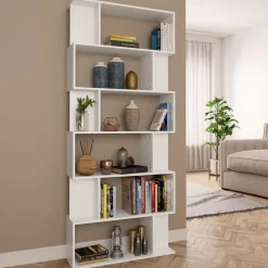 vidaXL Bibliothèque/Séparateur de pièce Bois d'ingénierie