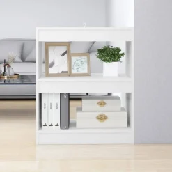 Étagères-vidaXL Bibliothèque/Séparateur de pièce 60x30x72 cm Blanc