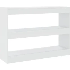 Étagères-vidaXL Bibliothèque/Séparateur de pièce 100x30x72 cm Blanc