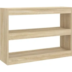 Étagères-vidaXL Bibliothèque/Séparateur de pièce chêne sonoma 100x30x72 cm Ch&ecirc;ne sonoma