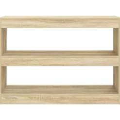 Étagères-vidaXL Bibliothèque/Séparateur de pièce chêne sonoma 100x30x72 cm Ch&ecirc;ne sonoma