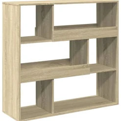 Étagères-vidaXL Bibliothèque/Séparateur de pièce chêne sonoma 100x33x94,5 cm Ch&ecirc;ne sonoma