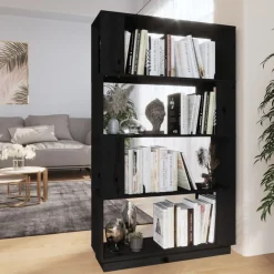 vidaXL Bibliothèque/Séparateur de pièce 80x25x132 cm Pin massif
