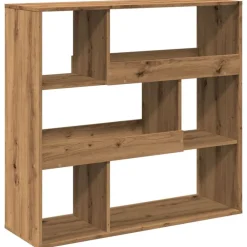 Étagères-vidaXL Bibliothèque/Séparateur de pièce chêne artisanal 100x33x94,5 cm chêne artisanal