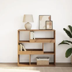 Étagères-vidaXL Bibliothèque/Séparateur de pièce chêne artisanal 100x33x94,5 cm ch&ecirc;ne artisanal