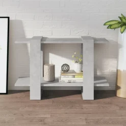 Étagères-vidaXL Bibliothèque/Séparateur de pièce 80x30x51 cm Gris béton