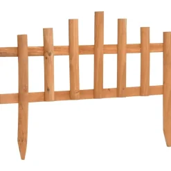 vidaXL Bordure de jardin 10 pcs Bois de sapin 4,4 m