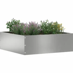 Clôtures & Barrières-vidaXL Bordure de Pelouse Argent 40 x 40 x 13 cm Acier galvanisé