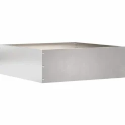 vidaXL Bordure de Pelouse Argent 40 x 40 x 13 cm