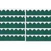 vidaXL Bordures de jardin 10 pcs Vert 65x15 cm PP
