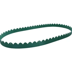 vidaXL Bordures de jardin 10 pcs Vert 65x15 cm PP