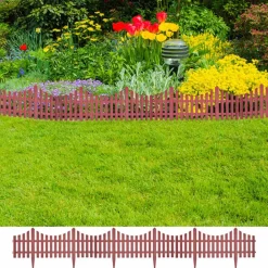 vidaXL Bordures de pelouse 17 pcs 10 m