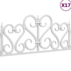 vidaXL Bordures de pelouse 17 pcs 10 m PP