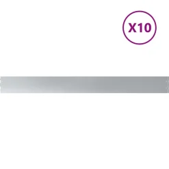 vidaXL Bordures de pelouse 10 pcs 10x103 cm