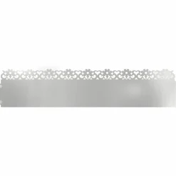 vidaXL Bordures de pelouse 10 pcs Argent 103 x 0,05 x 22 cm