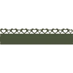 vidaXL Bordures de pelouse 10 pcs 103 x 0,05 x 22 cm Acier