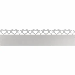 vidaXL Bordures de pelouse 10 pcs Argent 103 x 0,05 x 22 cm