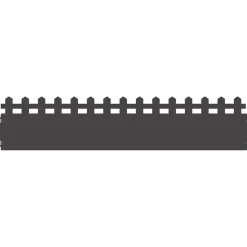 vidaXL Bordures de pelouse 10 pcs 103 x 0,05 x 22 cm Acier