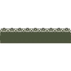vidaXL Bordures de pelouse 10 pcs 103 x 0,05 x 22 cm Acier