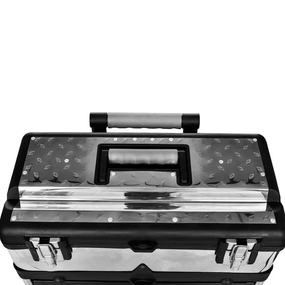 Accessoires De Quincaillerie-vidaXL Boîte à outils 3 parties