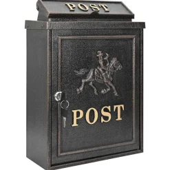 vidaXL Boîte aux lettres murale 29 x 13 x 41 cm Aluminium coulé