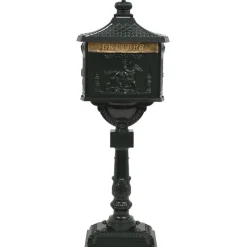 vidaXL Boîte aux lettres sur pied Aluminium Vintage Antirouille