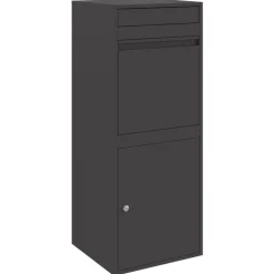 vidaXL Boîte de dépôt de colis avec porte 41 x 38 x 103 cm Acier